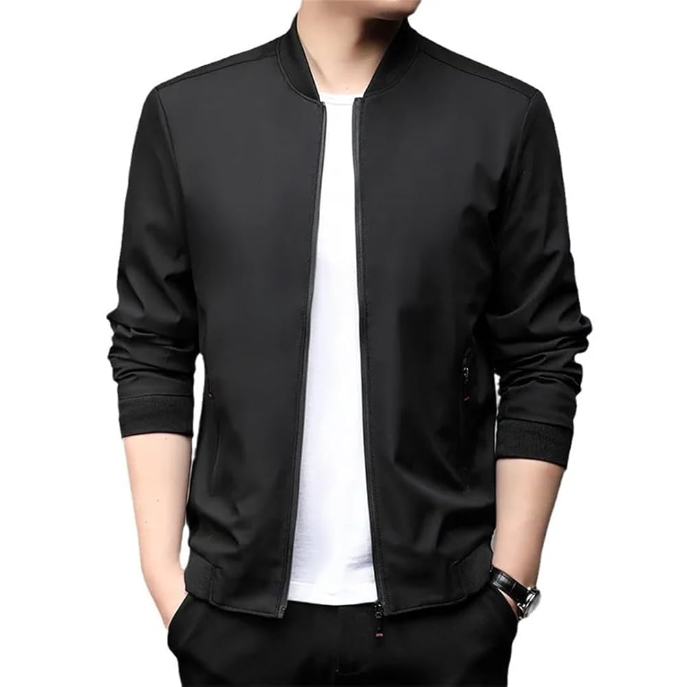 Generic Man Spring Jackets Men Baseball Collar Jacket Coat